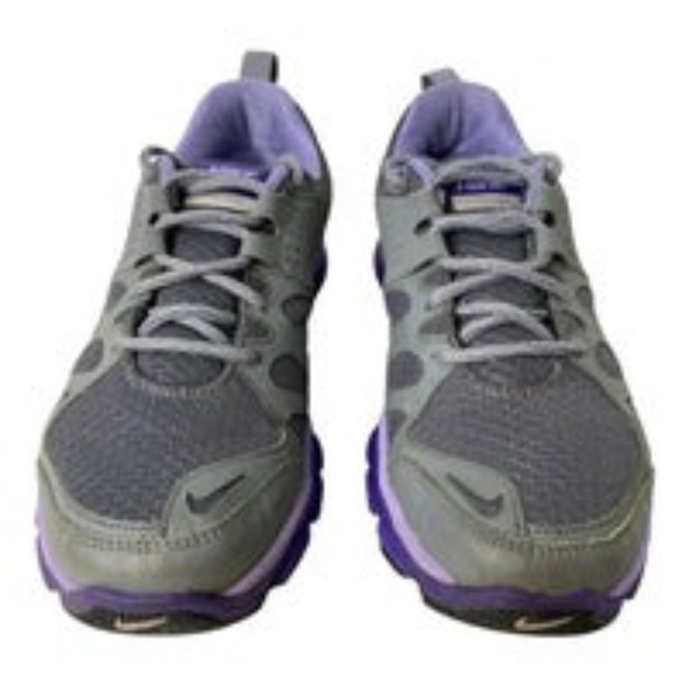 Nike Flex Trail Woman’s Gray Purple Athletic Running Shoes Size